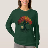Inspiring Autumn Tree of Personal Growth Art Tシャツ (正面)