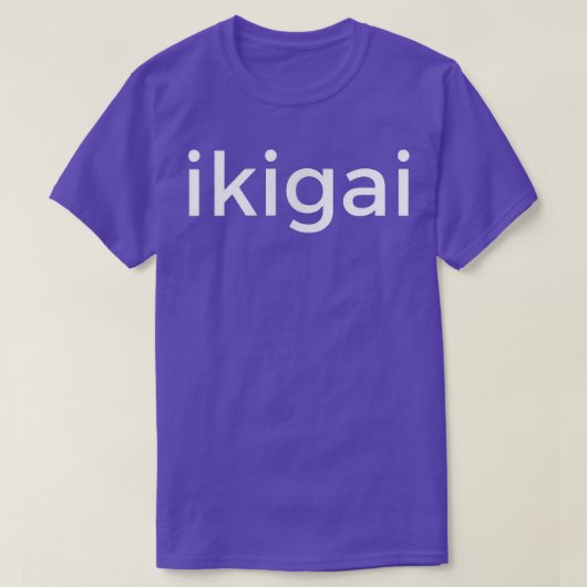 Inspiring Basic - Ikigai Tシャツ (デザイン正面)