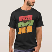 Inspiring Black Leaders Power Fist Hand Black Hist Tシャツ (正面)