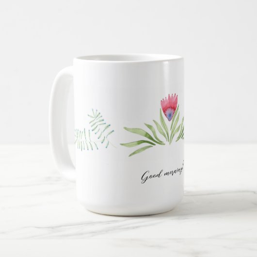 Inspiring Calm Morning Mug コーヒーマグカップ (正面左)