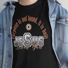 Inspiring design idea: Jesus loves you. Tシャツ