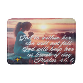 'Inspiring Faith' Bath Mat バスマット