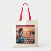 'Inspiring Faith' Budget Tote Bag トートバッグ (正面)