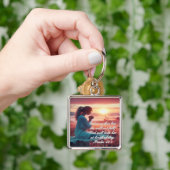 'Inspiring Faith' Premium Square Keychain キーホルダー (手)
