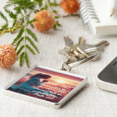 'Inspiring Faith' Premium Square Keychain キーホルダー (側面)