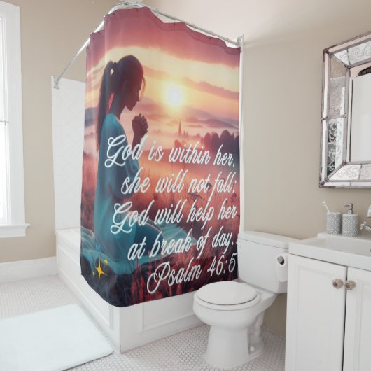 'Inspiring Faith' Shower Curtain シャワーカーテン (インサイチュ)