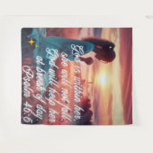 'Inspiring Faith' Tapestry タペストリー (正面(横))