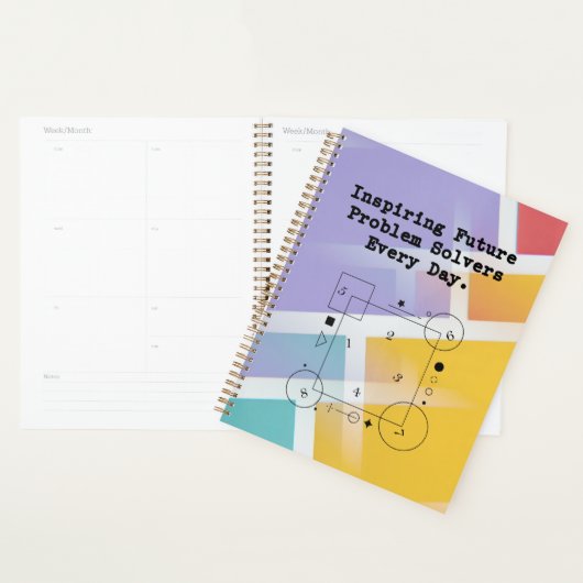 Inspiring Future Solvers | Daily Math Mentor プランナー手帳 (ディスプレー)