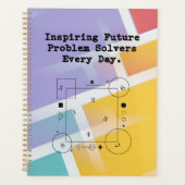 Inspiring Future Solvers | Daily Math Mentor プランナー手帳 (正面)