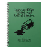 Inspiring Future Writers Critical Thinkers Teacher ノートブック (正面)