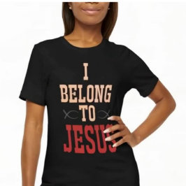 inspiring idea I belong to Jesus Tシャツ