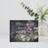 Inspiring Jeremy Bentham Quote ポストカード (スタンド正面)