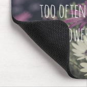 Inspiring Jeremy Bentham Quote マウスパッド (コーナー)