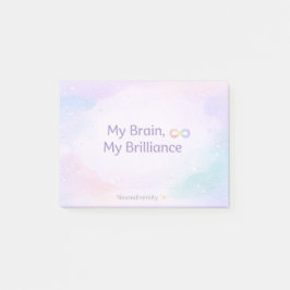 Inspiring Neurodivergent Affirmation Soft Pastel  ポストイット