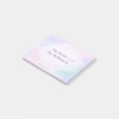 Inspiring Neurodivergent Affirmation Soft Pastel ポストイット (アングル)