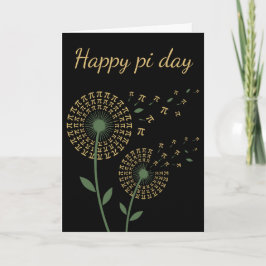 Inspiring Pi Symbol Dandelion Seeds Pi Day Math シーズンカード