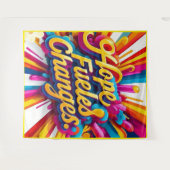 "Inspiring Resilience" タペストリー (正面(横))