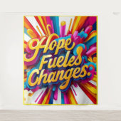 "Inspiring Resilience" タペストリー (正面)