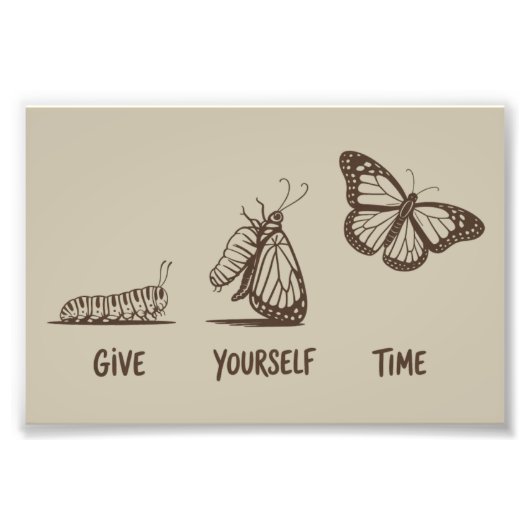 Inspiring Saying Gift Motivational Mental Health  フォトプリント (正面)