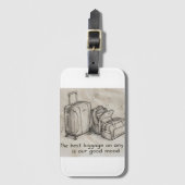 Inspiring tag for your luggage  ラゲッジタグ (正面縦)