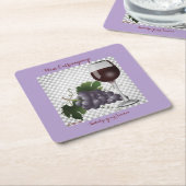 Inspiring Vintage Acrylic Coasters スクエアペーパーコースター (アングル)