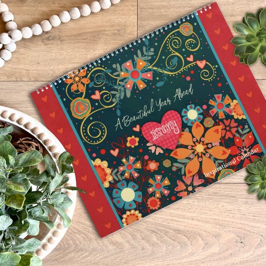 Inspirivity Beautiful Year Inspiring Quotes Art カレンダー