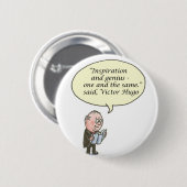 inspritationおよび天才 缶バッジ (正面&裏面)