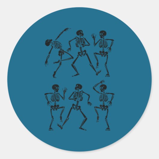 Insrational Dry Bones Rattling Christian Motivatio ラウンドシール (正面)