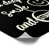 Insrational Everyday Is A New Beginning Sarcasm Te ポスター (角)