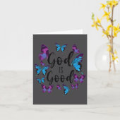 Insrational Scripture Verse God Faith Hd0 Christia カード (黄色い花)