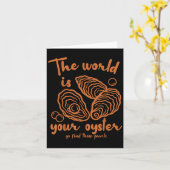 Insred Motivation Ocean The World Is That Your Oys カード (黄色い花)