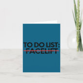 Insring To Do List Facelift Awareness Suprt Dad Mo カード (正面)