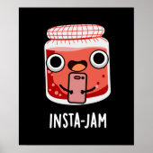 Insta-jamソーシャルおもしろい・メディアJam Pun Dark BG ポスター (正面)