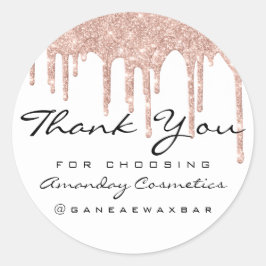 InstagraバラDrips Whiteをお選びいただきありがとうございます ラウンドシール