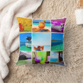 Instagramのあなた自身の枕を作成して下さい クッション (ブランケット)