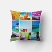 Instagramのあなた自身の枕を作成して下さい クッション (裏面)