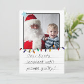 instagramのおもしろいなクリスマスの写真カード シーズンカード (スタンド正面)