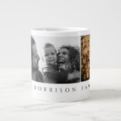 Instagramのカスタム写真4枚を作成 ジャンボコーヒーマグカップ (正面)