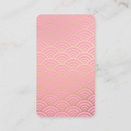 InstagramのスタイルのWashiの背景 名刺 (裏面)