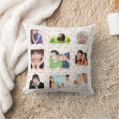 Instagramのスモダンタイル化された矢印あなたの写真 クッション (ブランケット)