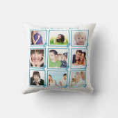 Instagramのスモダンタイル化された矢印あなたの写真 クッション (裏面)