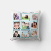 Instagramのスモダンタイル化された矢印あなたの写真 クッション (正面)