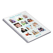 Instagramのスモダンタイル化された矢印あなたの写真 ノートブック (右側)