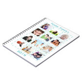 Instagramのスモダンタイル化された矢印あなたの写真 ノートブック (左側)