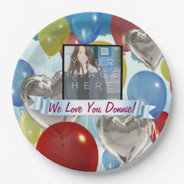 Instagramの写真のパーソナライズでカスタムな紙皿 ペーパープレート