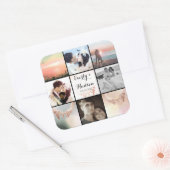 Instagramの写真9枚 スクエアシール (封筒)