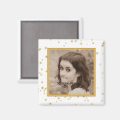 Instagramの写真 |独自の金ゴールド星を作成 マグネット (正面/裏面)