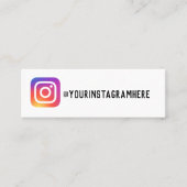 Instagramの名刺 コーリングカード (正面)
