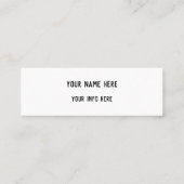 Instagramの名刺 コーリングカード (裏面)