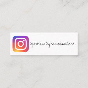 instagramの名刺 スキニー名刺